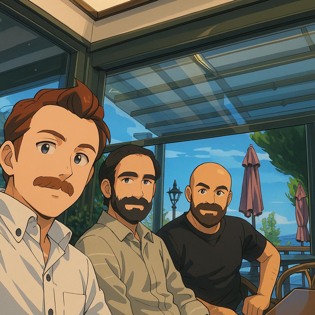 AInfraBoost team anime illustration